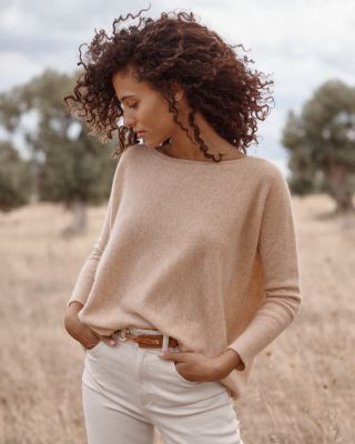 Essential Cashmere Cropped Sweater Garnet Hill