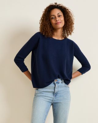Cashmere Cropped Sweater | Garnet Hill