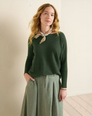 Essential Cashmere Cropped Sweater | Garnet Hill