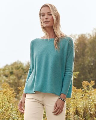 Essential Cashmere Cropped Sweater | Garnet Hill