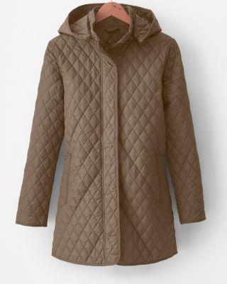 Everyday Quilted Car Coat Hill