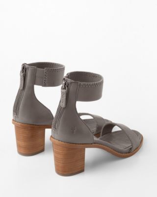 Frye brielle back zip sandal clearance