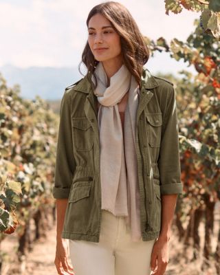 Velvet by graham & spencer ruby lightweight cargo jacket sales