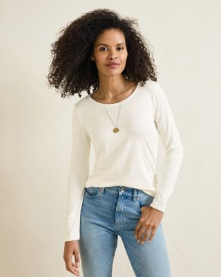 Essential Long-Sleeve Tee | Garnet Hill