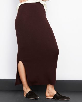 merino maxi skirt