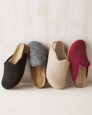 Wool clearance cork slippers