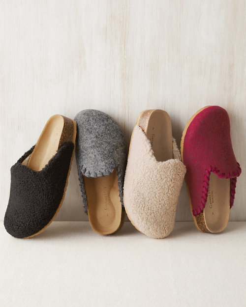 Slippers for Women, Boiled Wool Slippers | Garnet Hill