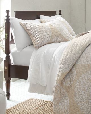 Lightweight Brushed Organic-Cotton Flannel Bedding | Garnet Hill