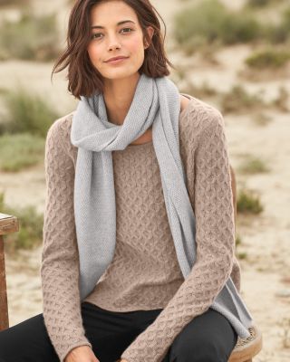 Garnet hill cashmere wrap best sale