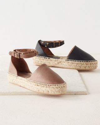 closed toe platform espadrilles