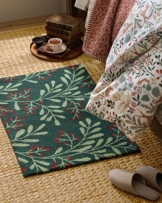 Holiday Hooked Wool Rug | Garnet Hill