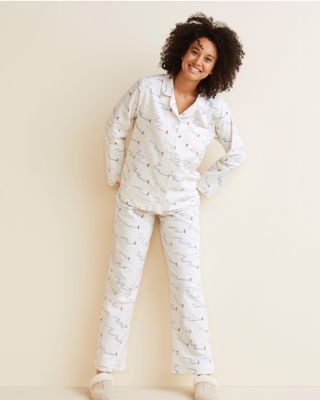 Organic-Cotton Classic Flannel Pajamas | Garnet Hill