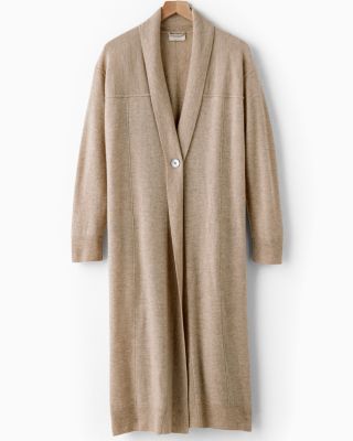 EILEEN FISHER Cashmere Seam-Detail Robe | Garnet Hill