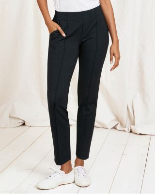 Black, Tapered Soft Jersey Trouser