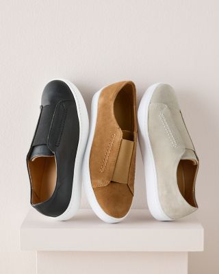 White slip on outlet runners