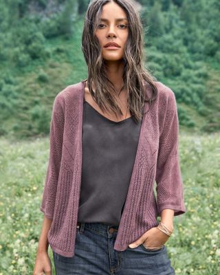 Featherweight cashmere clearance cardigan