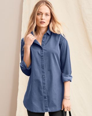 Daisy Fields Organic Cotton Long Tunic