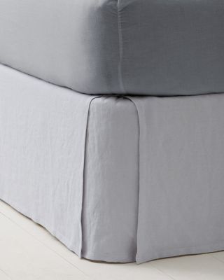 Solid RelaxedLinen Bedskirt Hill