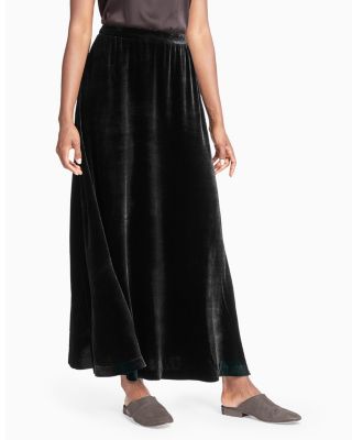 Velvet Maxi Skirt | Garnet Hill