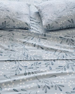 Winterberry Organic Cotton Flannel Sheet Set Garnet Hill
