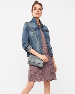 Scoop-Neck Lace Dress | Garnet Hill