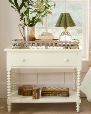 Farmhouse Spool Side Table | Garnet Hill