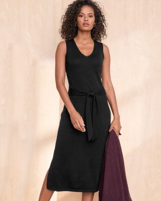 Organic Cotton Tie Waist Jersey Dress