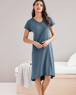 dusty blue bridesmaid dresses knee length Eliza Flattering Sleeveless Knee Length Chiffon Bridesmaid Dresses, Dusty Blue