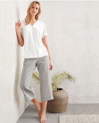 EILEEN FISHER Organic-Linen Knit Pajamas