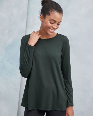 Eileen fisher jewel neck top on sale