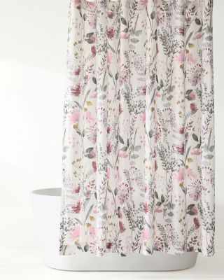 Wildflower Linen Shower Curtain Hill