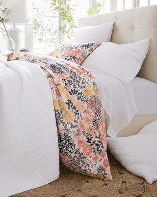 Chelsea Floral Relaxed-Linen Duvet Cover