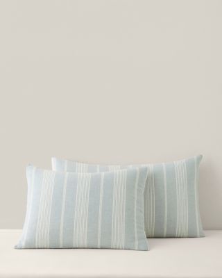 Stripe Relaxed-Linen Sham | Garnet Hill