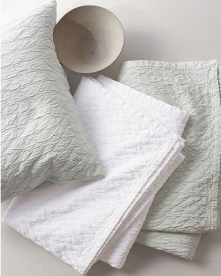 Eileen Fisher Crinkle Organic Cotton Tencel Coverlet Garnet Hill