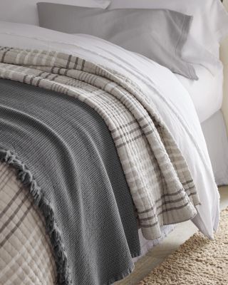 EILEEN FISHER Linen and Organic-Cotton Stripe Quilt and Sham | Garnet Hill