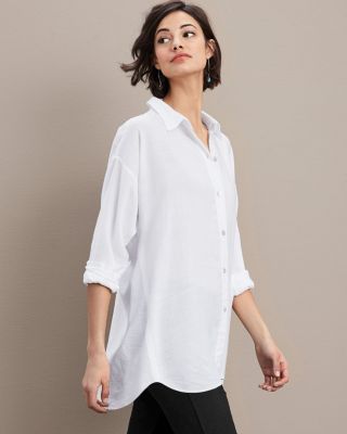 eileen fisher tencel top