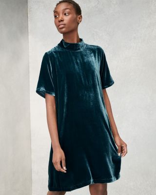 Eileen fisher velvet hot sale dress