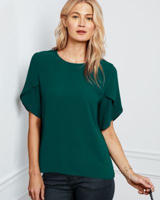 Eileen fisher tulip sleeve top on sale