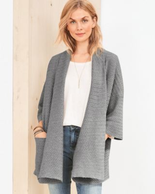 Oversized Cashmere Kimono | Garnet Hill