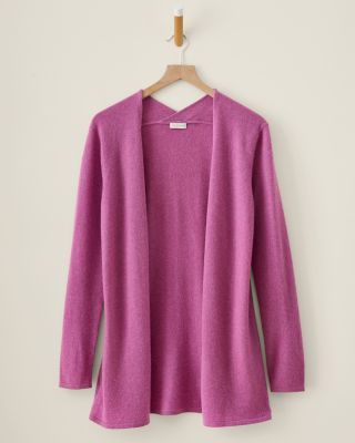 Easy Cashmere Open Cardigan | Garnet Hill