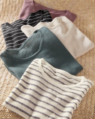 Linen Boatneck Oversized Sweater | Garnet Hill