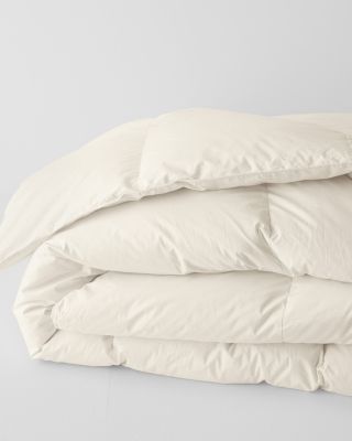 Eileen Fisher Organic Cotton White Goose Down Comforter Garnet Hill