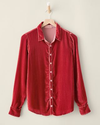 cp shades velvet shirt