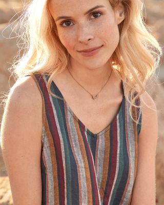 Linen Fringe-Detail Tank | Garnet Hill