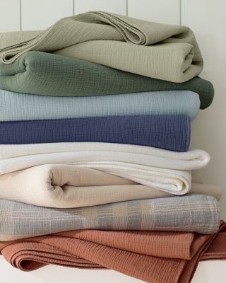 Organic cotton blanket queen sale