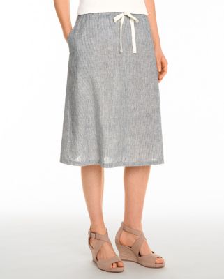eileen fisher denim skirt
