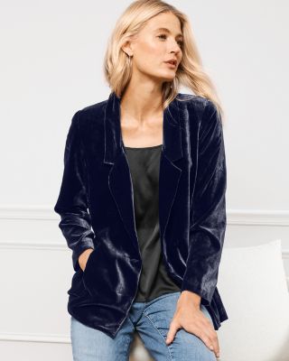 Eileen fisher velvet jacket sale sale