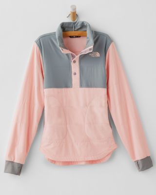 North face best sale mountain sweatshirt snap