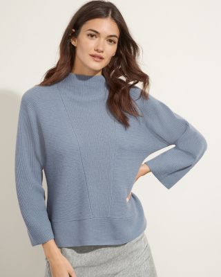 Cashmere Mock-Neck Sweater | Garnet Hill
