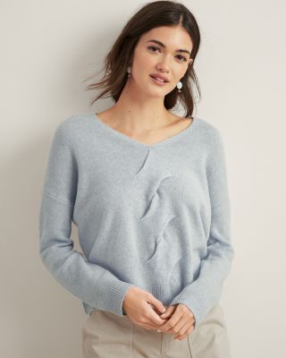 Cashmere Twist-Cable Sweater | Garnet Hill